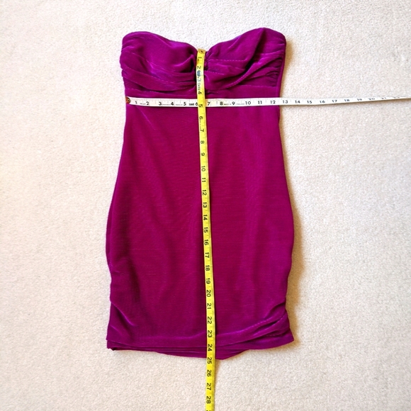 Va Va Voom strapless bodycon ribbed dress NWOT - Picture 9 of 9